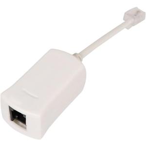 DSL Filter for Landline Phone DSL Modem Phone Filter Adapter RJ11 Splitter Male to Female ADSL Cable for Interference Static Noise Blocker ADSL in-line Filters for Fax Answering Machine Line Splitter