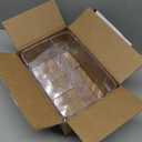 STORi 5-Compartment Clear Plastic Organizer | Rectangular Divided Makeup and Vanity Storage Bin and Office Desk Caddy | Scalloped Wall Design | Made in USA