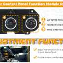 AC Heater Climate Control Unit Heat Defrost Compatible with RAM 1500 2500 3500 2013-2018 HVAC Climate Control Replace 68268189AA 68105021AC 68105021AD 68105021AE 68105021AF 68226600AA