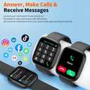 2026 Upgraded Smart Watch Alexa Built-in1.83" HD TouchscreenBT5.3 Call, 100+ Sports Modes & IP68 Waterproof Fitness Tracker 24/7 Heart & Sleep Monitor for Android iOS Men Women