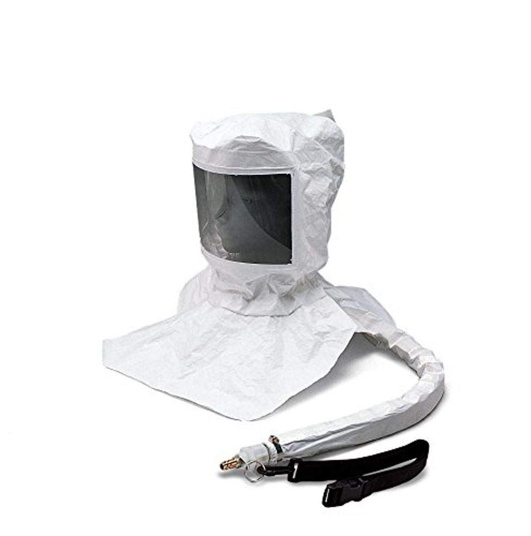 Allegro Industries 9910-D Maintenance Free Tyvek Hood CF SAR Assembly with Suspension and LP Flow Adapter with OBAC Fitting, Standard