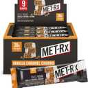 MET-Rx Big 100 Colossal Protein Bars, Vanilla Caramel Churro Meal Replacement Bars, Brown, 9 Count (EXP 01/17/27)