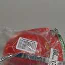 Firefighter Helmet Costume Accessory for Adults - Red Plastic Fire Chief Hat for Halloween Party or Fireman Outfit (One Size)