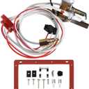 Pilot Assembly for Water Heater Parts Compatible with Rheem Ruud Richmond SP21058 SP20824 SP20754 SP20800 | NG/LP Universal Burner Ignition Replacement Kit with Thermopile & Sparker