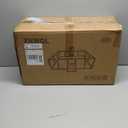 Baby playpen, 79"x71"Baby Playpen with Mat IndoorOutdoor Playpen for Babies and Toddlers with Breathable Play Pen with Ocean Balls Hanging Pocket Basketball Hoop and Football Goal