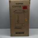 Garvee [110 Cup 16L Commercial Coffee Urn, [Quick Brewing] [Double-wall 304 Stainless Steel] Large Coffee Make for Church, Meeting rooms, Lounges, and Other Large Gatherings