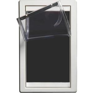 Ideal Pet Products Screen Guard Pet Door, Medium, 7" x 11.25" Flap Size, White
