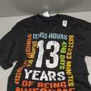 13 Years 156 Months Of Being Awesome 13th Birthday T-Shirt,Size M