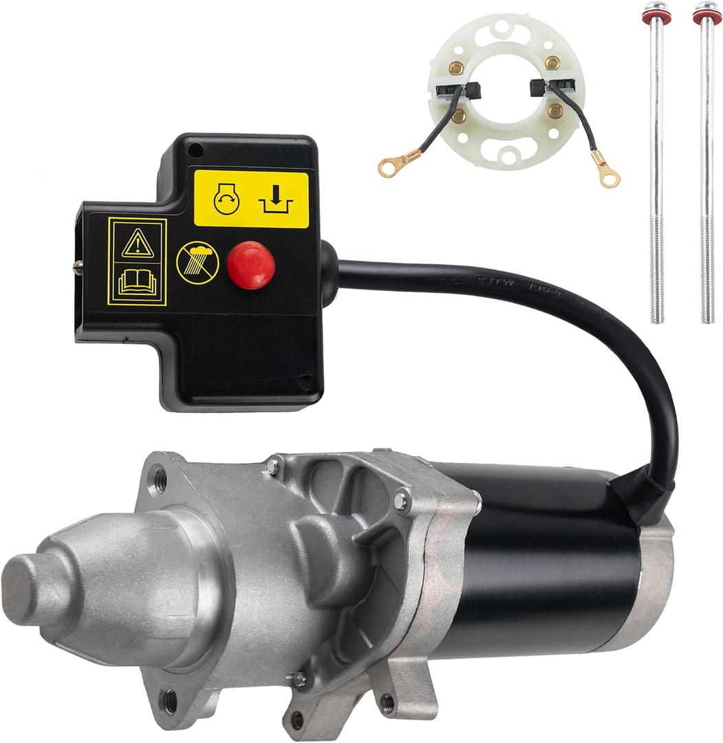 YAMAKATO Electric Starter Motor JQ170-2 for LCT 291cc 306cc, Ariens AX291 AX306 OHV Gas Engine Suitable for Husqvarna 24" 27" 30" Snow Blower, Ariens Deluxe 28" 30" Snowblower