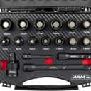 17PCS 3/8 Inch Drive Magnetic Impact Socket Set, Metric, 7mm-19mm, 6 Point, Cr-Mo, Square Drive, Magnetic Socket with Universal Joint, Drill Bit Adapter & Extension