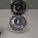 Creality PETG Filament 1.75mm Black 2 kg, 3D Printer Filament, Excellent Toughness High Precision, Odorless Non-Toxic Moistureproof, Glossy (Black 2-Pack)