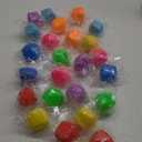 DIYDEC 24 Pcs Stress Cube Toys 8 Colors Slow Rising Stress Balls for Kids Classroom Prizes Goodie Bags Squeeze Stretch Fidget Balls for Party Favors Adults Stress Relief