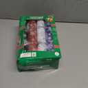 12 Pack Christmas No Snap Party Table Favor Decorations Christmas Poppers Crackers with Snowflake Design, with Party Hat, Joke & Surprise Toys Inside, for Xmas Seasonal Holiday Dinner Traditions (Green)