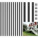 61 Pack Deck Balusters with Screws, 32.25 Solid Flat Straight Baluster Kit for Wood and Composite Deck for Porch, Poolside, Staircase Indoor Outdoor, Porch