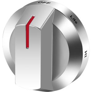 AMI Parts DG94-03500A/Z Stove Knob Replacement for Samsung and DG94-04167 DG94-03500U Gas Stove Knobs -Models NX60T8111SS NX60T8311SS NX60T8711SS for Oven Burner Top Stove knobs 1pcs (Silver)