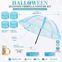 Dansydaisy Jellyfish Umbrella Costume LED DIY Halloween Cosplay