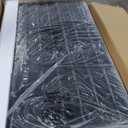 4" Rise Rubber Threshold Ramp, 3 Channels Cord Cover Portable Anti-Slip Wheelchair Ramp, Angled Entry 2500LBS Weight Capacity, Rubber Curb Ramp for Wheelchairs Doorways Stairs Home