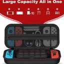 2 x Spican Switch 2 Case Compatible with Nintendo Switch 2/Switch/Switch OLED, Switch Travel Carrying Case Hard Shell Protective Cases, Classic
