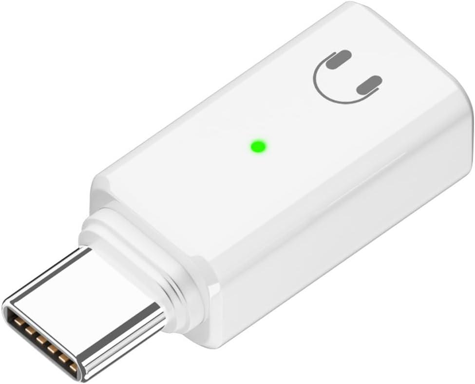 USB C to Lightning Audio Adapter, USB C Male to Lightning Headphone Earphone Female Converter for iPhone 15 Series, iPad, MacBook and More Other Type C Devices