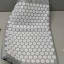 ProsourceFit Acupressure Mat and Pillow Set for Back/Neck Pain Relief and Muscle Relaxation (Large, Grey/White)