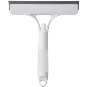 4 x Shower Squeegee for Glass Doors All-Purpose Window Squeegee for Tile Shower Walls Mirror Bathroom Car Window Cleaning (White)