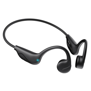 Bone Conduction Headphones,Bluetooth V6.0 Bone Conduction Earbuds with Mic,Open Ear Headphones 12Hrs Playtime,Wireless IPX5 Waterproof Sport Headphone for Running,Walking,Cycling,Gymï¼ˆPitch Black)