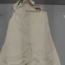 OQQ Women 1 Piece Rompers Yoga Stretch Strappy Square Neck Sleeveless Exercise Rompers, Beige, M