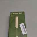 Maestri House Rechargeable Milk Frother with Stepless Speed Control, LunaFro 2.0 Handheld Electric Foam Maker Waterproof Drink Mixer Foamer for Lattes, Cappuccino (Black)