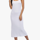 Summienlink Women's Full Slip for Under Dresses Sexy Long Sleeveless Nightgown Cami Dress L