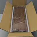 Changsuo Cable Management Box Wooden Cord Organizer Box for Extension Cord Power Stripe Surge Protector Wire Management Concealer Cover Hider for Desktop Home Office Kitchen (Brown)