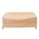 3-Seater Outdoor Sofa Cover, Heavy Duty Patio Sofa Cover, Outdoor Couch Cover Waterproof, High Wind Resistant Design for Patio Couch Cover, 105W x 55D x 20H, Beige
