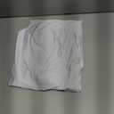Outdoor Tablecloth White Small Square Elastic 38x38 Inch Stretch Card Table Cover with Spandex Fabric Wrinkle Free Fitted Table Cloth Non Slip Washable for Kitchen Dining Patio Party