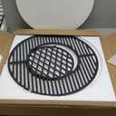 8835 Cast Iron 21.5" Grill Grates for Weber Original Kettle Premium 22-inch Charcoal Grill, Replacement Parts for Weber 22" Performer Premium Grill