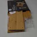 VaeFae Bamboo 2 Step Stool with Non-Slip Step Treads and 2 Cutout Handles (Natural)