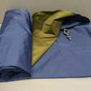 Yuzonc Double Sleeping Pad - Self Inflating 4" Extra-Thick for 2 Person with Pillow Built-in Foot Pump Inflatable Sleeping Mat for Backpacking, Hiking, Traveling, Tent, Portable Camping Mat