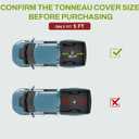 AUTOSAVER88 Soft Tri-fold Truck Bed Tonneau Cover Fits for Toyota Tacoma 2024 2025 2026 5ft Bed (Excl. Trail Edition)