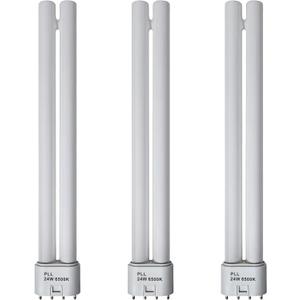PLL 24 watt Fluorescent Replacement Bulb Compatible with OttLite Philips PL-L 24W FPL 24W Light Bulb Tube 2G11 Base 4 Pin Daylight 1500 Lumens
