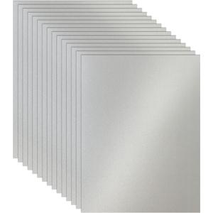 Guakicae 100 Sheets Silver Shimmer Cardstock 8.5 x 11 Metallic Paper, 92lb Heavyweight Certificate Paper Card Stock for Wedding Invitations, Crafting, Thank You Cards, Business Cards, Graduations