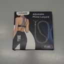 VVAAGG Cell Phone Lanyard for iPhone: Crossbody Phone Strap and Wrist Strap Most iPhone and Android Smartphones (Black)