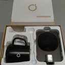 Coffee Mug Warmer Set, ±1°F Precision Temperature Control Smart Heated Mug for Desk, Electric Coffee Warmer with Auto Shut Off & RealTime Temp Display, Gifts for Men Women, 15oz Ceramic Mug, Black