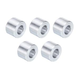 uxcell 5pcs Aluminum Spacer 3/8" Bore x 3/4" OD x 1/2" Length Screw Standoff Bushing Plain Finish Round Metal Spacer for 3/8 ID Screws Bolts and Rods