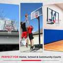 Buzzlett 9594 Basketball Backboard Mounting Kit - Compatible with Lifetime Backboards Only, Heavy-Duty Steel Brackets with 3 Installation Options (Wall, Roof, Pole), Weatherproof for Outdoor Use