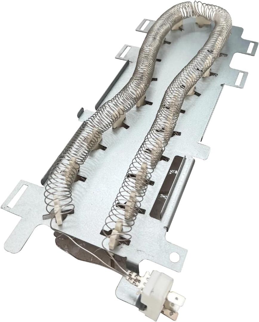 WP8544772 8544772 Dryer Heating Element Compatible with Whirlpool WED72HEDW0 WED8000BW0 WED8200YW2 WED8600YW0 WED87HEDW0 Dryer, 3 Wire Heating Element Dual Coil