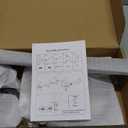 Matte Black Bathroom Accessories Set, KLJKPA 4 Pieces Bathroom Hardware Set, 24 inch Towel Bar, Towel Racks for Bathroom, Robe Towel Hooks, Toilet Paper Holder Wall Mounted