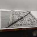 4x6 Washable Area Rug for Bedroom, Ultra Thin Non-Slip Low Pile Soft and Stain Resistant Rugs for Living Room Dining Room Playroom Home Decor (Light Brown)