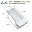 DA97-19010A Refrigerator Ice Maker Assembly Compatible with Samsung DA97-19010A Ice Maker Replaces 4961644 AP6804571 EAP12707599 PS12707599 ASM814812 PD00069731 R4D8083-05 SWAA016B02