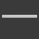 Linear Bar Air Grille 48" X 4", Aluminum Air Supply/Return Grilles,Easy Air Flow,Removable Grille/Door-HVAC Air Vent Cover,White[Outer Dimensions: 48.8"w X 4.8"h]