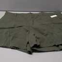 Amazon Essentials Men's Slim-Fit 5" Comfort Stretch Chino Shorts, Dark Green, 42