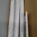 Closet Rods for Hanging Clothes, 17 to 84 Inch Heavy Duty Stepless Adjustable Closet Hanging Rod, 1.3 Inch Diameter Metal Closet Rod for Wardrobes Laundry Bedroom RV, White