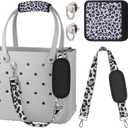 OUTXE Strap Wrap for Bogg Bag, Adjustable Crossbody Shoulder Long Straps for XL Medium Bog Beach Rubber Tote Bag Accessories